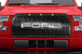 Ford F150 Steel Grille ('15-'17) Silver FORD w/ LED Lights - RacerX Customs | Truck Graphics, Grilles and Accessories
