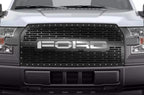 Ford F150 Grille ('15-'17) Stainless Steel FORD Logo - RacerX Customs | Truck Graphics, Grilles and Accessories
