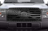 Ford F150 Black Steel Grille ('15-'17)  LIBERTY or DEATH - RacerX Customs | Truck Graphics, Grilles and Accessories