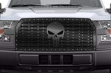 Ford F150 Black Steel Grille ('15-'17) PUNISHER - RacerX Customs | Truck Graphics, Grilles and Accessories