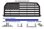 Ford F150 Steel Grille ('15-'17) THIN BLUE LINE - RacerX Customs