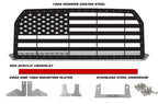 Ford F150 Steel Grille ('15-'17) THIN RED LINE - RacerX Customs