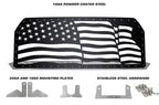 Ford F150 Black Steel Grille ('15-'17) AMERICAN FLAG - RacerX Customs | Truck Graphics, Grilles and Accessories