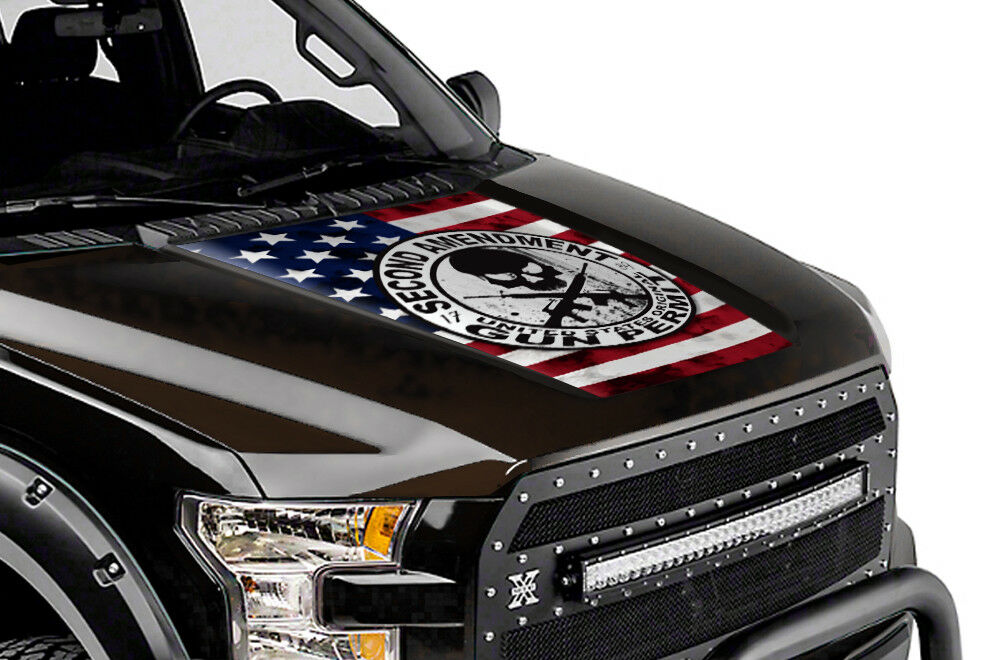 Ford F150 Hood Graphics (2015-2018) 2ND AMENDMENT - RacerX Customs