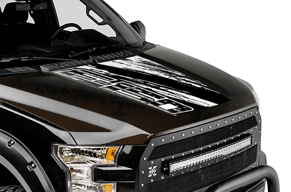 Ford F150 Hood Graphics (2015-2018) F150 MUD - RacerX Customs