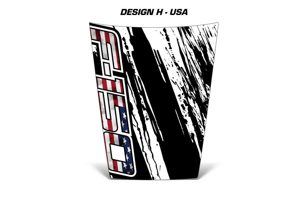 Ford F150 Hood Graphics (2015-2018) USA F150 - RacerX Customs