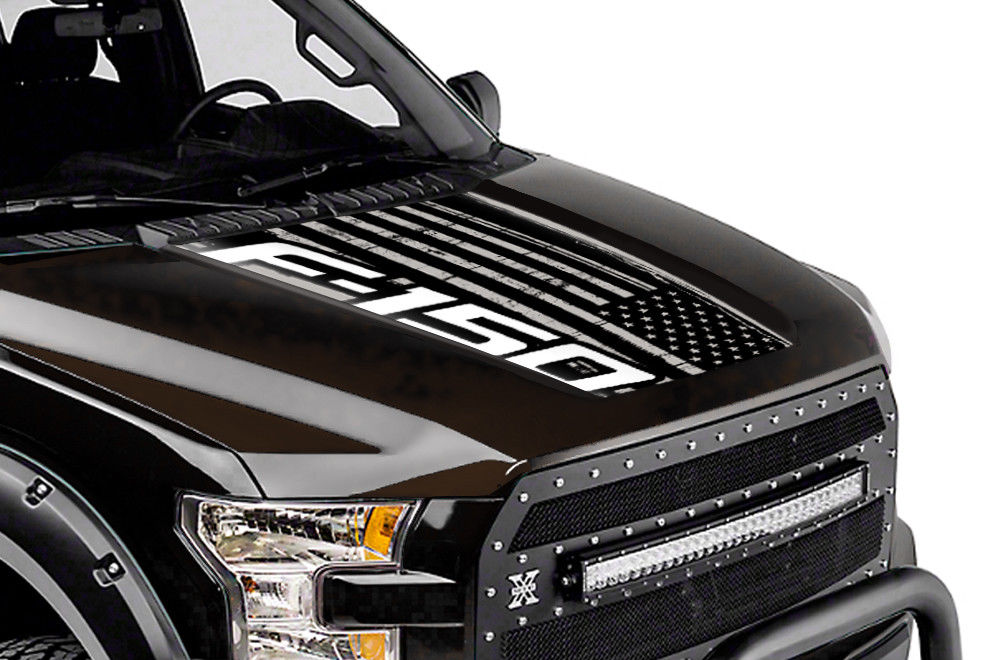 Ford F150 Hood Graphics (2015-2018) SUBDUED F150 - RacerX Customs
