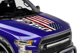 Ford F150 Hood Graphics (2015-2018) USA F150 - RacerX Customs