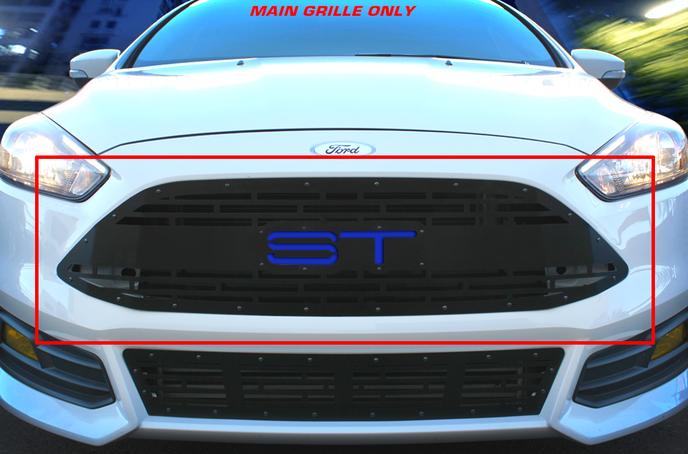Ford Focus Custom Grille ('15-'18) Blue ST - RacerX Customs