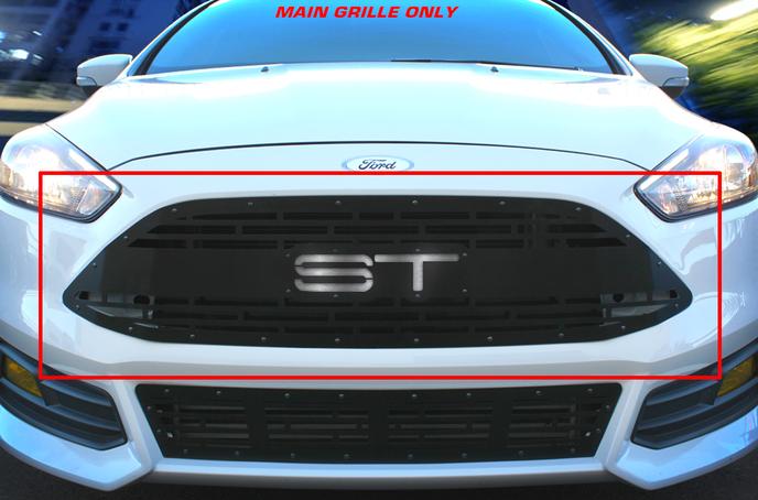 Ford Focus Custom Grille ('15-'18) Stainless Steel ST - RacerX Customs