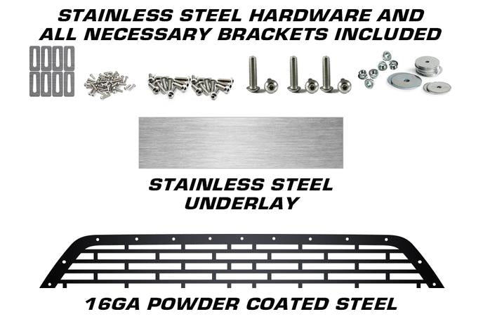 Ford Focus Custom Grille ('15-'18) Stainless Steel ST - RacerX Customs