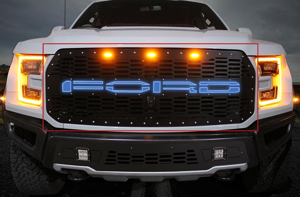 LED Grille for Ford Raptor Trucks – RacerX Customs