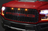 Ford Raptor Grille (2015-2019) Red FORD Logo - RacerX Customs