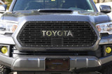 Toyota Tacoma Grille with MIRRORED TOYOTA Logo (2018-2019) - RacerX Customs
