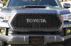 Toyota Tacoma Steel Grille Stainless Steel TOYOTA Logo (2018-2019) - RacerX Customs
