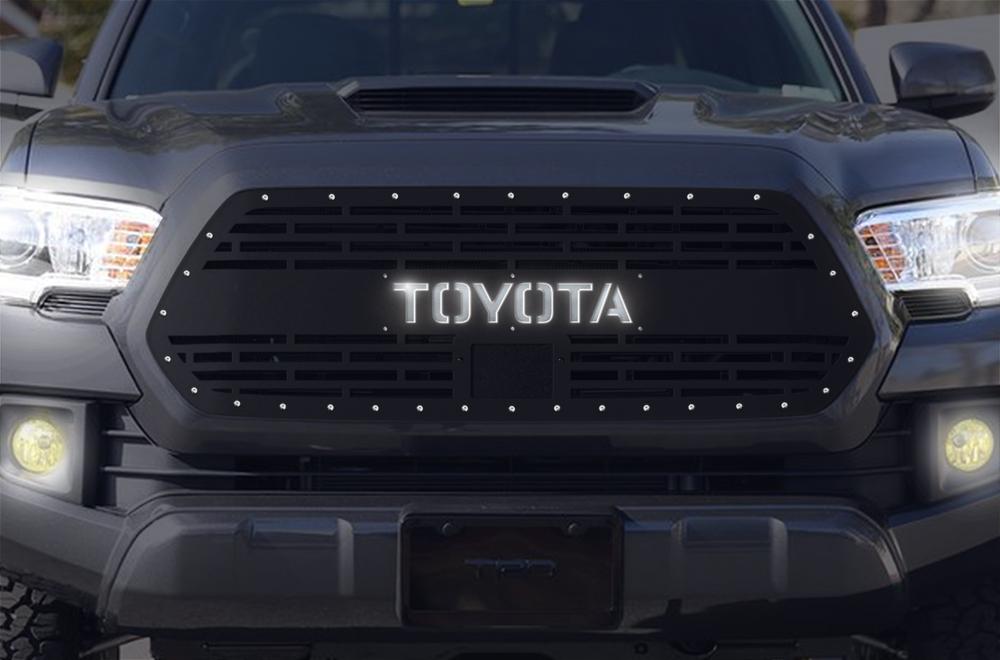 Toyota Tacoma X-LITE Grille - TOYOTA v1 (2018-2019) - RacerX Customs