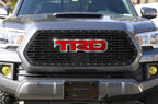 Toyota Tacoma Grille (2018-2019) Red TRD Logo w/ Stainless Steel - RacerX Customs
