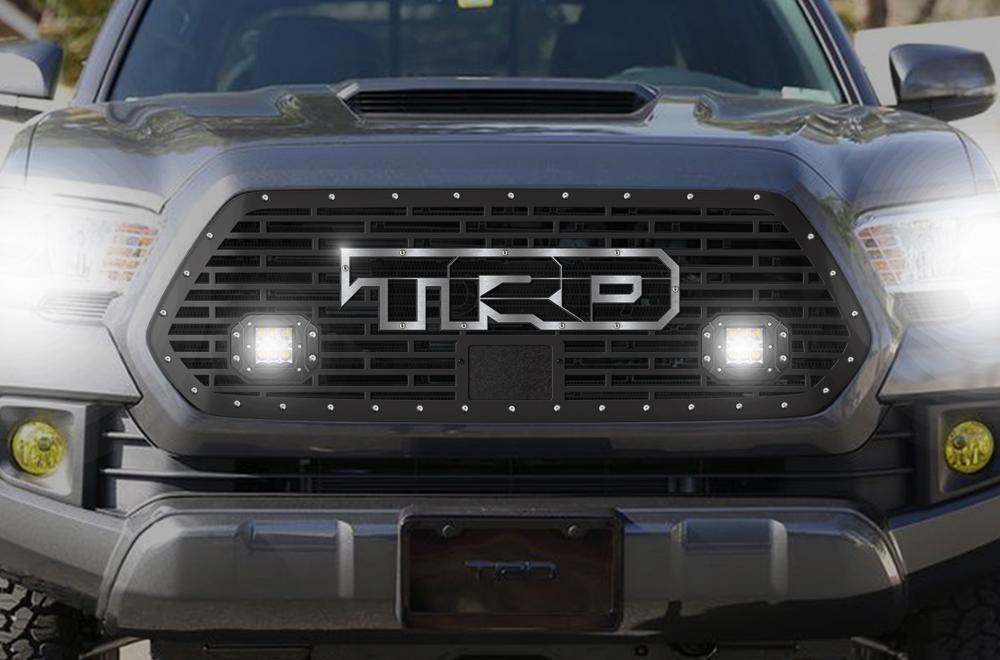 Custom Tacoma TRD Grille with LED Pods – RacerX Customs | Auto Graphics ...