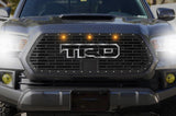 Toyota Tacoma Grille with Raptor Lights & Stainless Steel Outlined TRD (2018-2019) - RacerX Customs