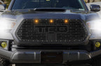 Toyota Tacoma Grille with Amber Raptor Lights & TRD Logo (2018-2019) - RacerX Customs