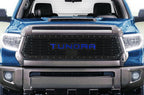 Toyota Tundra Grille (2018-2019) BLUE TUNDRA logo - RacerX Customs