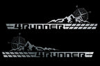 Toyota 4Runner Vinyl Stripes Wrap Kit - Mountains (2010-2017) - RacerX Customs