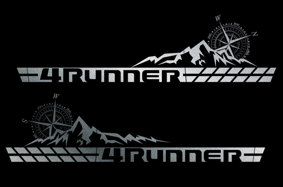 Toyota 4Runner Vinyl Stripes Wrap Kit - Mountains (2010-2017) - RacerX Customs