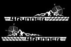 Toyota 4Runner Vinyl Stripes Wrap Kit - Mountains (2010-2017) - RacerX Customs