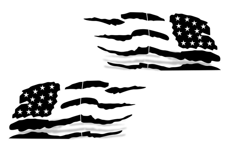 Toyota 4Runner Wrap Kit - Vinyl - American Flag (2010-2017) - RacerX Customs