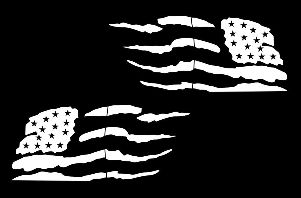 Toyota 4Runner Wrap Kit - Vinyl - American Flag (2010-2017) - RacerX Customs