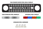 Stainless Steel Grille or a ('68-'74) Ford Bronco - RacerX Customs | Auto Graphics, Truck Grilles and Accessories