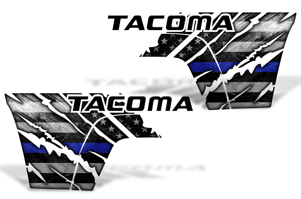 Toyota Tacoma Quarter Panel Graphics ('05-'15) Tacoma Thin Blue Line