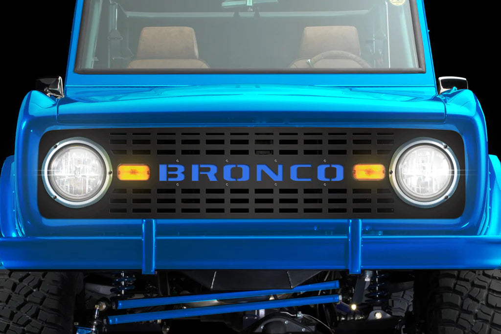 Stainless Steel Grille or a ('68-'74) Ford Bronco - RacerX Customs | Auto Graphics, Truck Grilles and Accessories