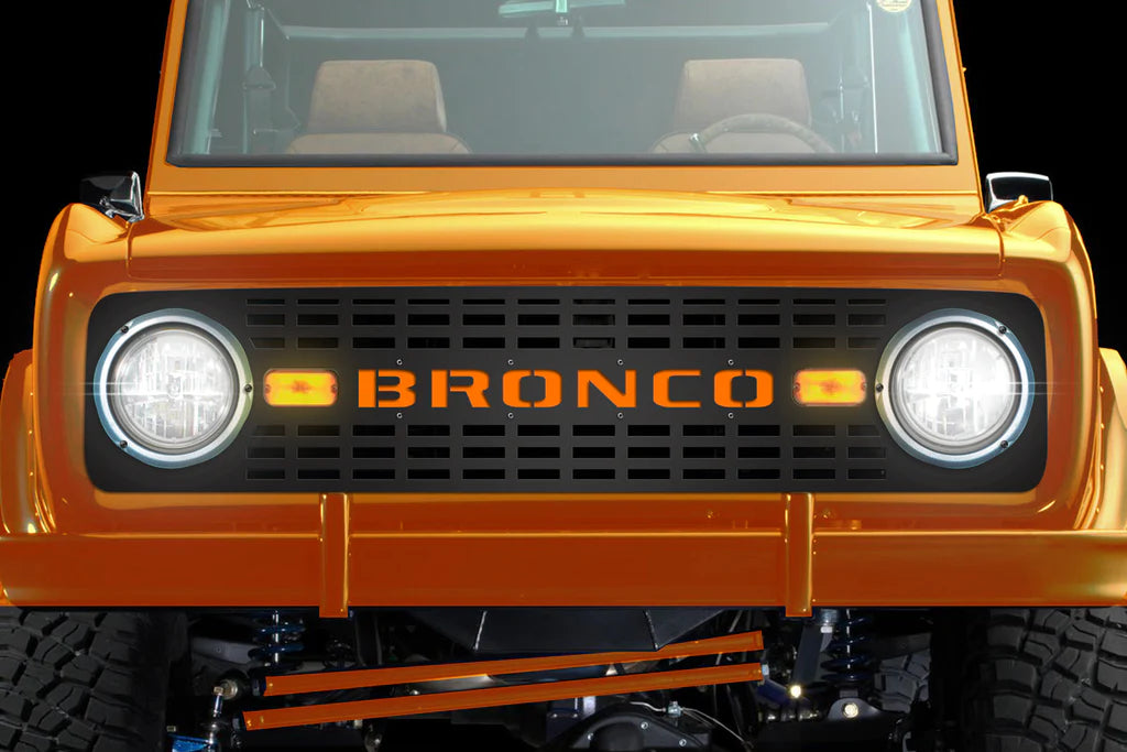 Stainless Steel Grille or a ('68-'74) Ford Bronco - RacerX Customs | Auto Graphics, Truck Grilles and Accessories