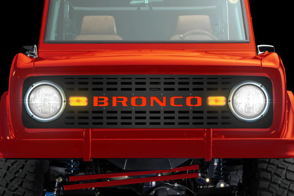 Stainless Steel Grille or a ('68-'74) Ford Bronco - RacerX Customs | Auto Graphics, Truck Grilles and Accessories