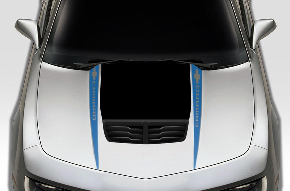 Chevy Camaro Vinyl Hood Stripes Kit (2010-2015) CAMARO - RacerX Customs