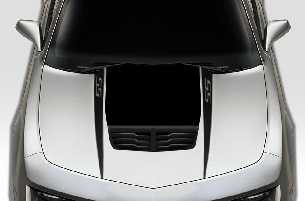 Chevy Camaro Vinyl Hood Stripes Kit (2010-2015) SS-Stripes - RacerX Customs