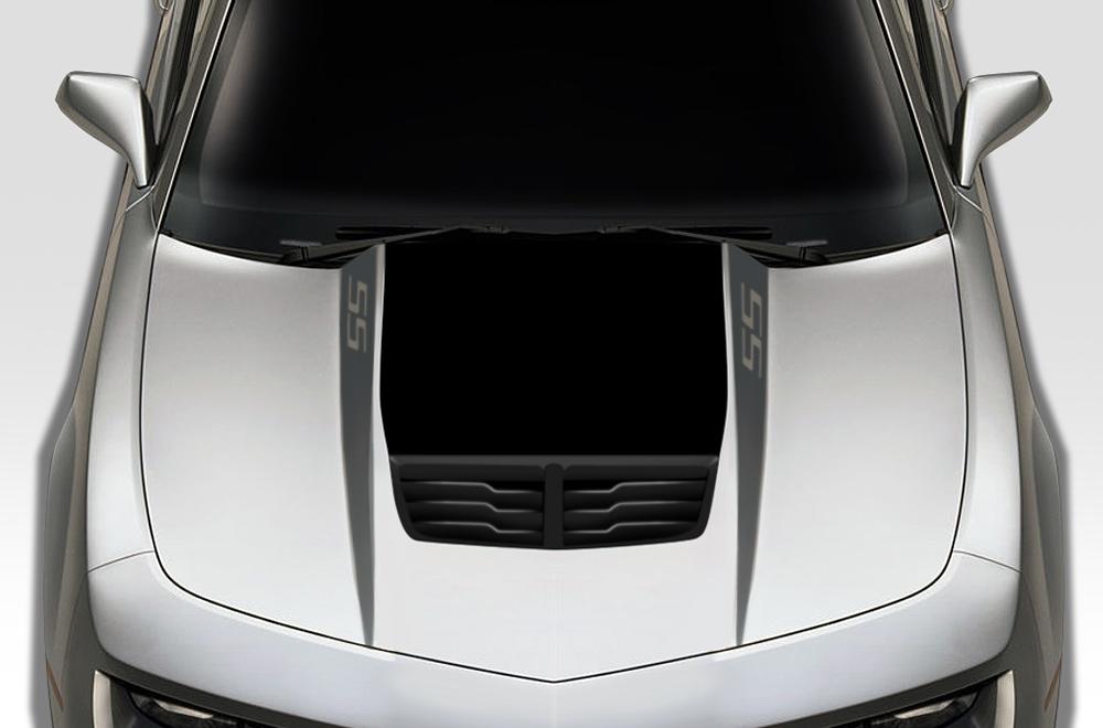 Chevy Camaro Vinyl Hood Stripes Kit (2010-2015) SS-Stripes - RacerX Customs