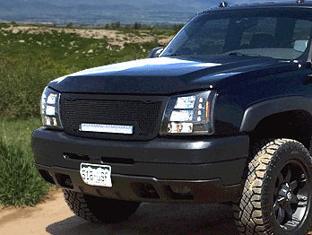 Chevy Silverado 1500 Custom Grille with LED Bar ('03-'05) RC1X - RacerX Customs