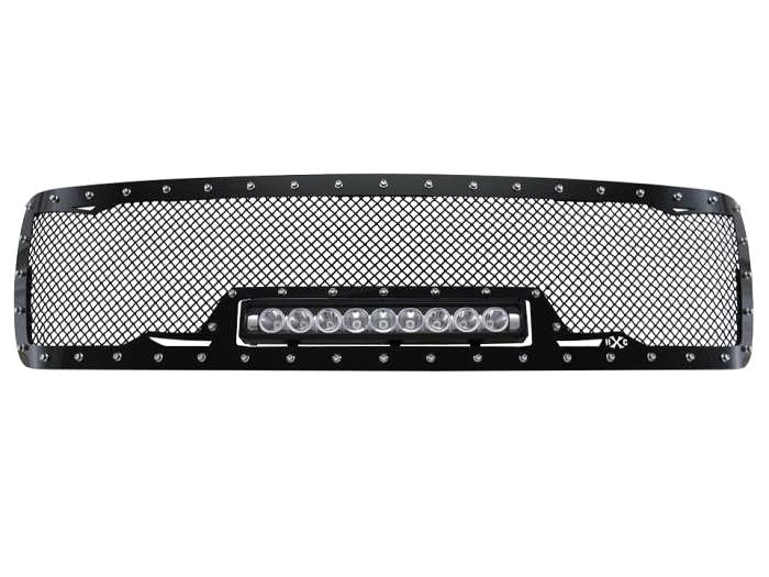 Chevy Silverado 2500/3500 Grille with LED Bar (2011-2014) RC1X - RacerX Customs