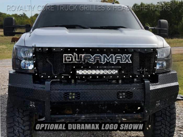 Chevy Silverado 2500/3500 Grille with LED Bar (2011-2014) RC1X - RacerX Customs