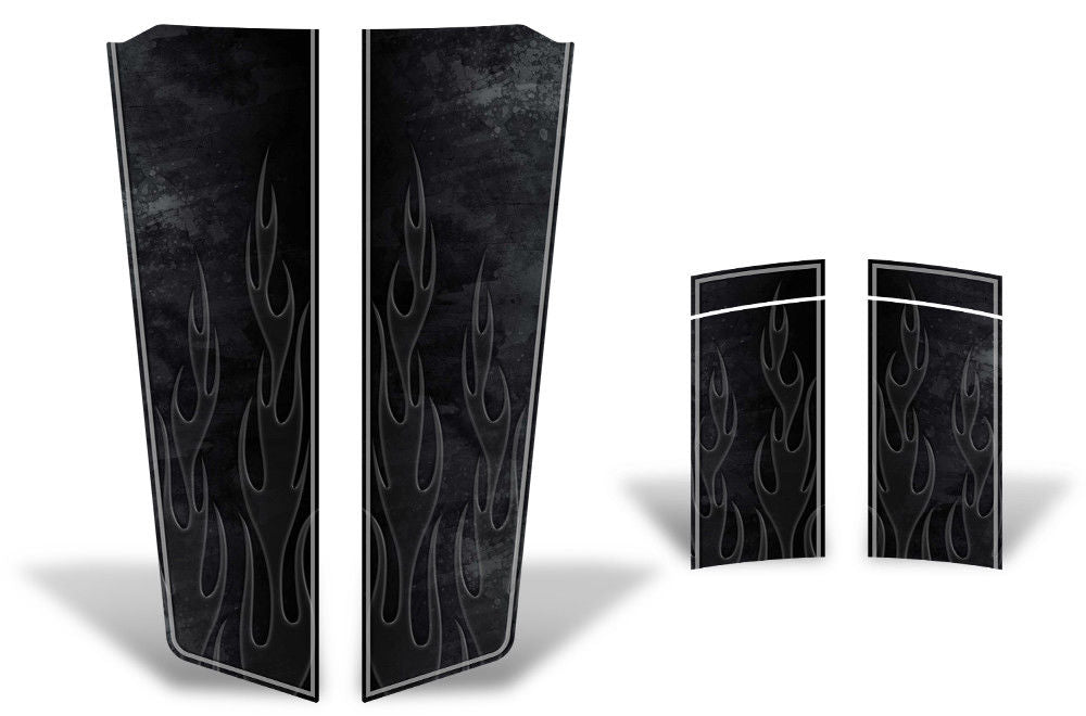 Chevy Camaro Racing Stripes (2010-2015) Ghost Flames - RacerX Customs