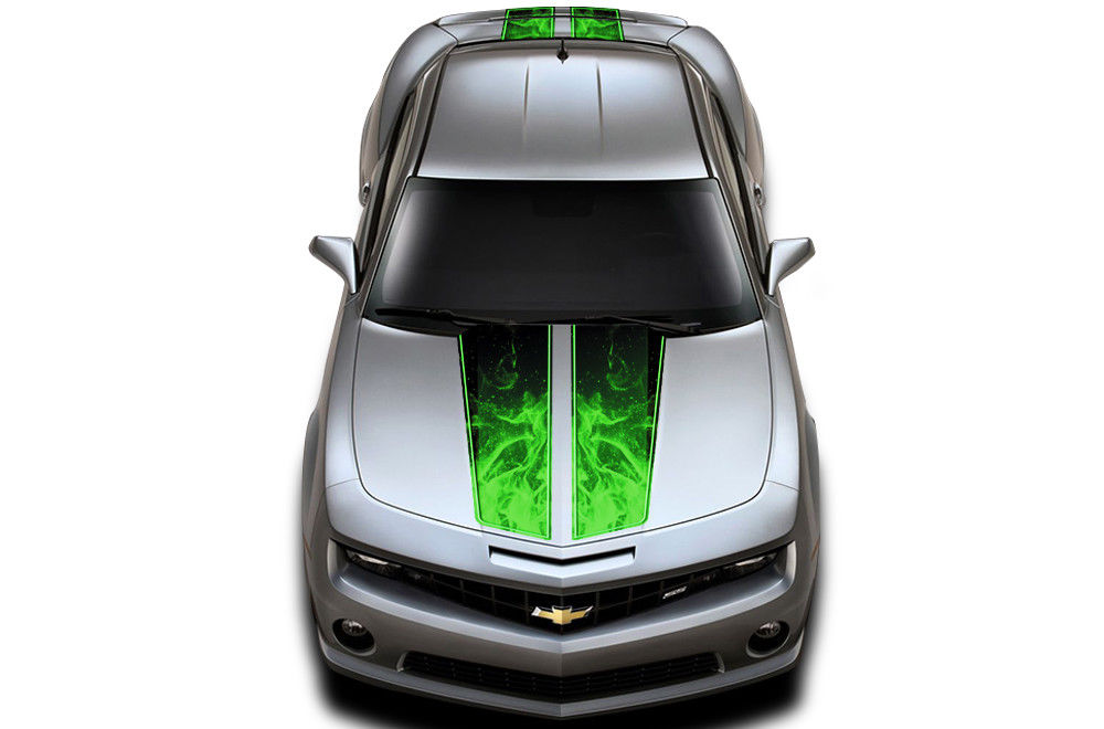 Chevy Camaro Hood & Trunk Stripes (2010-2015) FIRE STRIPES - RacerX Customs