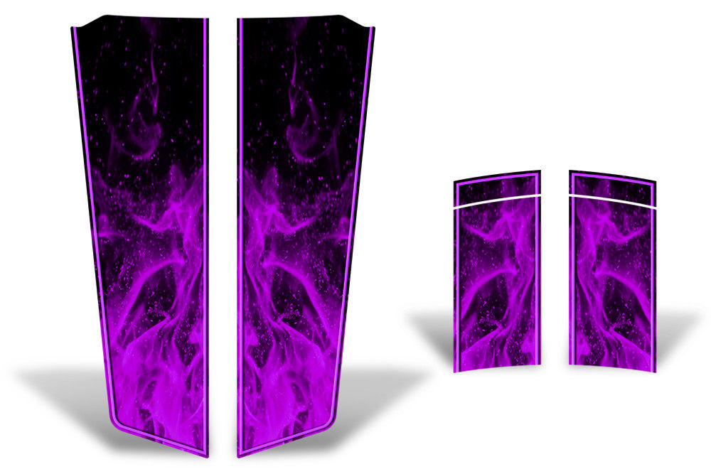 Chevy Camaro Hood & Trunk Stripes (2010-2015) FIRE STRIPES - RacerX Customs