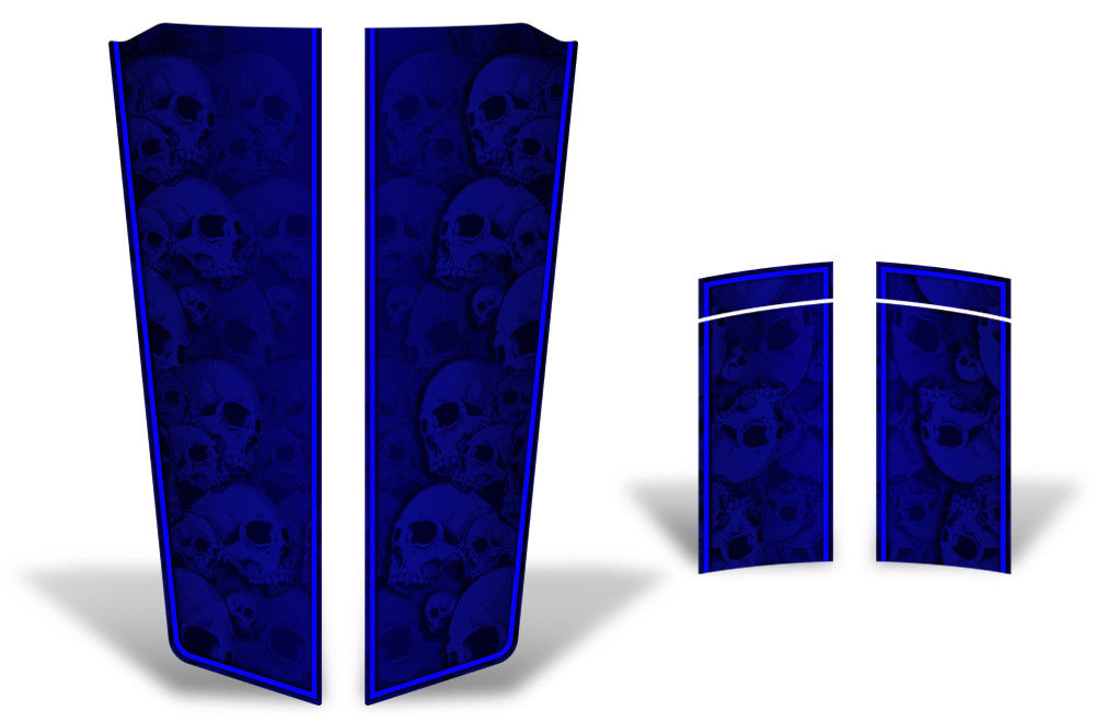 Chevy Camaro Racing Stripes (2010-2015) SKULLS - RacerX Customs