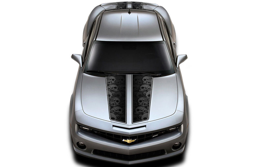 Chevy Camaro Racing Stripes (2010-2015) SKULLS - RacerX Customs