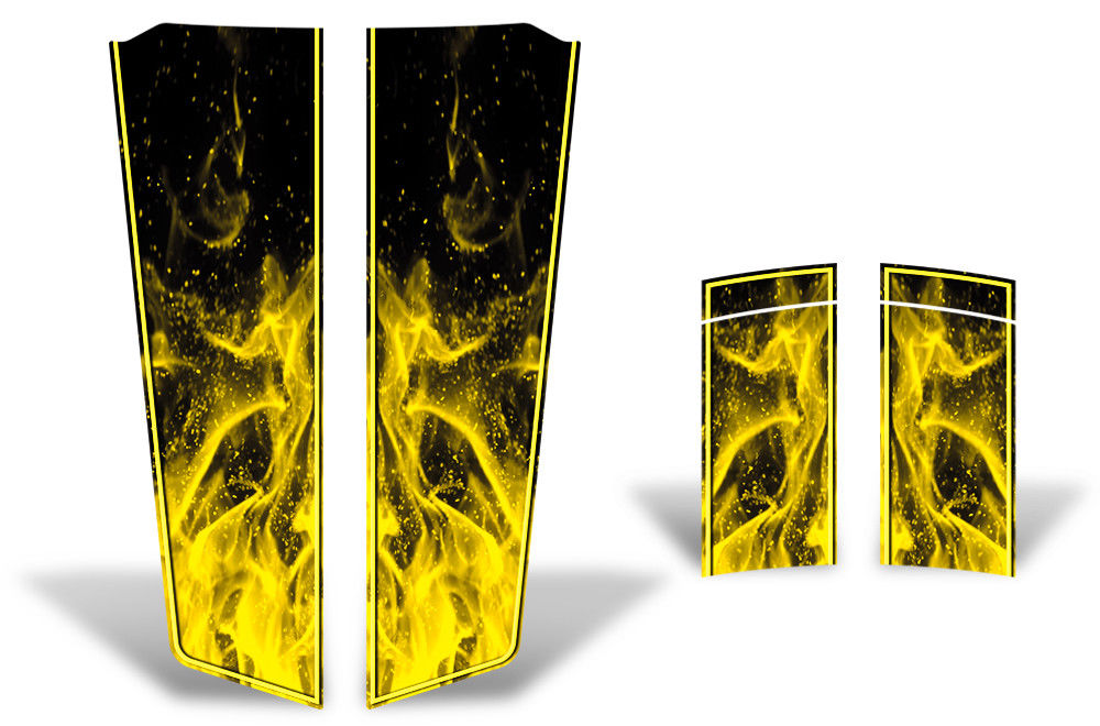 Chevy Camaro Hood & Trunk Stripes (2010-2015) FIRE STRIPES - RacerX Customs