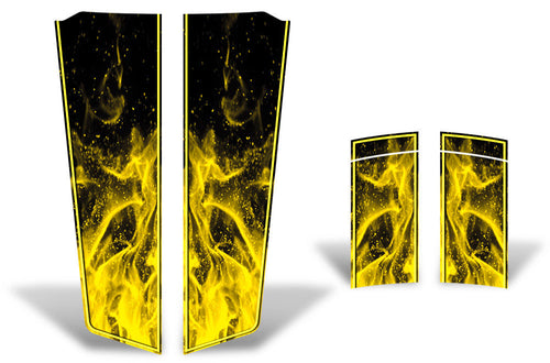 Chevy Camaro Hood & Trunk Stripes (2010-2015) FIRE STRIPES - RacerX Customs
