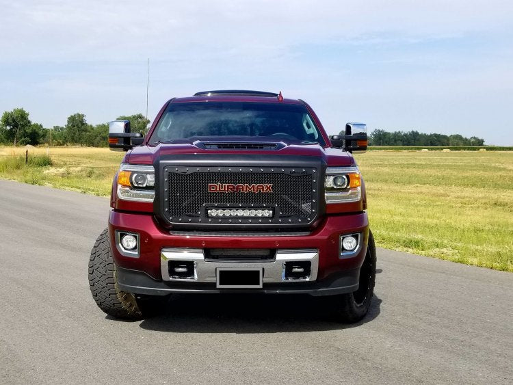 GMC Sierra 2500/3500 Grille with LED Bar (2011-2014) RC1X - RacerX Customs