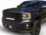 Chevy Silverado 2500/3500 Grille with LED Bar (2015-2019) RC1X - RacerX Customs